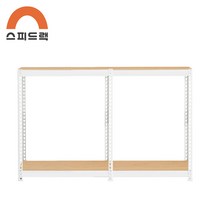 스피드랙 조립식 창고 대형 앵글 철제선반 1700 x 500 x 1350 2단, A형 1100+600, 블랙