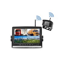 크레인 무선 카메라 후방 시야확보 지게차 비디오 붐대모니터, 9인치 모니터+카메라 2대