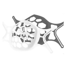 호쿠호니 마스크숨막힘 안에플라스틱 코패드 숨쉬기편한 가드 실리콘, 블랙 10매입