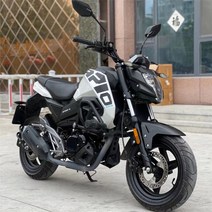 오토바이 남성용 성인 125cc 고급 프리미엄 바이크, 하얀색