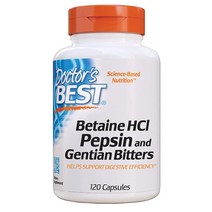 닥터스베스트 베타인 HCL 650mg 펩신 용담 소화 영양제 120정