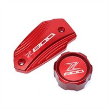오토바이 부품가와사키 Z900 Z650 Z 2013-2022 오토바이 CNC 리어 & 프론트 브레이크 액 리저버 캡 실린더, 07 Z800 Red, 07 Z800 Red