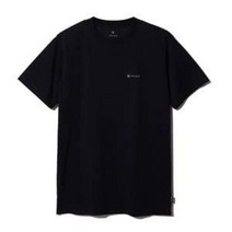 스노우 피크 아웃도어 반소매 T셔츠 로고 TS-23 SU001 화이트 M Uni, S, 블랙
