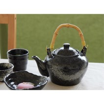 전통 플레이팅 블랙한식기 술 차주전자 신혼살림 녹차