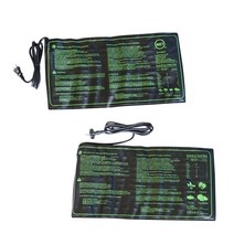 온열 미니 전기매트 침대용 차박온실 모종 열 매트 식물 종자 발아 번식 클론 스타터 패드 보육 흙없는 미, 01 220V 50x25cm