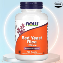 나우푸드 홍국 모나콜린K 모나콜린 1200mg 120정, 나우푸드 홍국 1200mg 120정