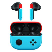 HANLIN 고음질 터치 LED 무선 5.0 블루투스이어폰 운동용 자전거 TWS 핸즈프리 이어폰, 푸른