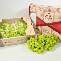 추석 명절 과일선물세트 샤인머스켓 4KG 부직포 선물포장, 1box