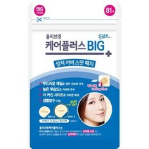 올리브영 케어플러스 상처커버 스팟패치 빅 81매, 4개입