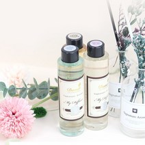 디퓨저 생화 꽃 작약 라일락 150ml 리필 제주도 동백 향 78가지 호텔 라스 부향률 예쁜 집들이 선물, 해즐럿커피