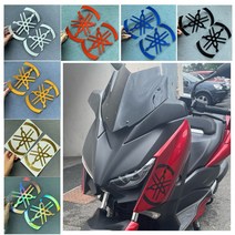 YAMAHA 야마하 스티커 반사 NMAX XMAX TMAX 카울 대형, (선택3번)야마하스티커대형(골드메탈), 1개