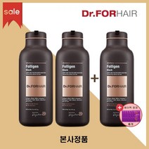 [장윤정샴푸] 닥터포헤어 폴리젠 블랙샴푸 새치커버 염색샴푸 300ml + 헤어팩, 장윤정샴푸3개+헤어팩6개
