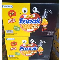 게메즈 에낙 라면스낵 믹스팩 (치킨+스파이시) 24입, 단품