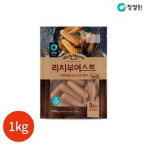 청정원 리치부어스트 1kg, 없음, 1개