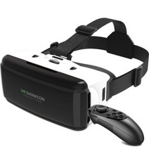 VR 게임기 안면 스마트 글라스 브이알 헤드셋 기계 오락기 vr 가상 현실 안경 구글 판지 샤인콘 프로 가상 현실 3d 안경 폰 ios 안드로이드에 적합, g06 및 052