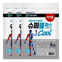 해피홈 슈퍼 쿨파스 5매입 X 3개