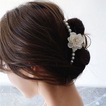 올림 긴 반 집게 삔 헤어 핀 예쁜 묶음 머리 고급