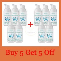 치아 미백 무스 플라그 얼룩 제거 구강 위생 신선한 호흡 표백 치약 치과 관리 제품, 04.Buy 5 Get 5 Off