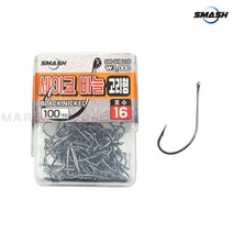 스매쉬 세이코 바늘 고리형 벌크 / 대용량 원투낚시 외수질 우럭 광어 농어 생미끼, 18호