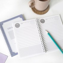 위드지저스 [물가 ]100일 노트 2종 택1 -Mint/ Violet - 감사 기도 설교 말씀 묵상, 2. Violet