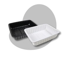 LA갈비 정육포장 PP용기 검정색 1KG 400개 고기트레이