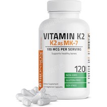 비타민K2 AS MK7 120캡슐, 120개(1팩)
