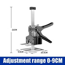 타일 높이조절기 리프트 1 개/몫 스테인레스 스틸 높이 조절기 정밀 로케이터 벽 레벨링 리프팅 도구, [07] Metal upgrade, 07 Metal upgrade