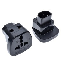 IEC320 C14 여행용 어댑터 C13 플러그-범용 소켓 PDU UPS 용 AC 전원, 02 Black plug_01 IEC320 C14