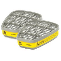 3M 6003K 방독면 공업용 마스크 정화통, 1세트