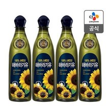 CJ 백설 해바라기씨유 900mL X 4개, 없음