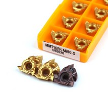 선반 밀링 바이트 mmt16er ag60-s vp15tf ue6020 us735 나사 선삭 공구 초경 인서트 절삭 공구 공작 기계 선삭 인서트, 16ir ag60-s us735, 100개(10개)
