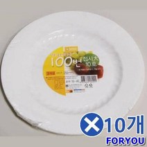 ForU3 다회용 접시 10호 255mm 3P 10개 앞접시 라면용기 일회용밥그릇, 상세페이지 참조