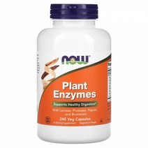 나우 푸드 식물성 소화 효소 수퍼 엔자임 베지 캡슐 240정 아밀라아제 락타아제 단백질 분해 파파인 브로멜라인, 상품
