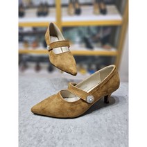 앙세르 스틸레토 메리제인 스트랩힐 펌프스 5cm 33RH2140