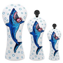 Barudan golf 샤크 골프 블레이드 퍼터 클럽 헤드커버 스코티 카메론 셀렉트 뉴포트 시리즈 퍼터용 합성 가죽 자석, 3pcs(D/F/H)