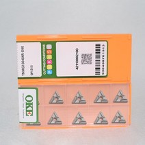 밀링 터닝 커터 부품 부속품 10pcs oke 인서트 tnmg160404r-d90 op1315 강 및 스테인리스 강 황삭용 초경 절삭 공구 플레이트 tnmg160404r