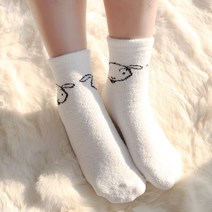 [보슈아] Ob 여성 짱구수면양말3족 힌둥이 탁텔양말 국내산