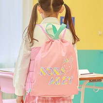 로라앨리 초딩 신발주머니 백팩 겸용 여자조카선물