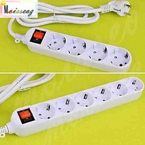 스위치형멀티탭 6구 2.5M 원터치멀티탭 멀티텝