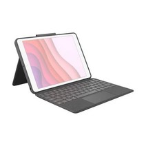 Logitech Apple iPad용 콤보 터치 백릿 키보드 케이스7세대8세대9세대 그래파이트