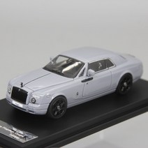 모형자동차 다이캐스트 롤스로이스 DCM 1/64 롤스 로이스 팬텀 7 그레이 다이캐스트 모델 카, 01 Black interior