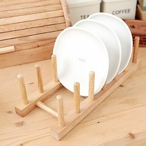 1300K 에이 원목 접시꽂이 대 주방 접시 정리대, 단품