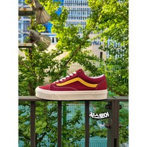 국내매장판 반스 스타일36 레드 옐로우 VN0A54F6677 남여공용 단화 스니커즈