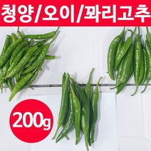 국산 청양고추 오이 풋고추 꽈리고추 200g 500g, 오이고추 500g (35-55개)