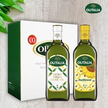 [올리타리아] 올리브유1L 1병+해바라기씨유1L 1병 (선물세트), 없음