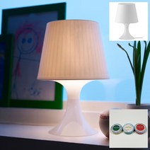이케아 LAMPAN 탁상스탠드 + 이케아 LED 전구+DASHY행주 [이케아정품]