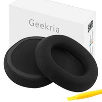 Geekria 이어 패드 SteelSeries Arctis 3 Arctis 5 Arctis 7 Arctis 9X Arctis PRO 등 밀폐형 게이밍 헤드셋 대응 교체용 헤드폰 패드 이어 쿠션