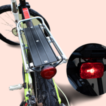 전기 자전거 짐칸 가방 랙 바구니 배달 짐받이 리어랙 보조안장, 본품