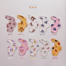 바바베베 턱받이 유아턱받이 아기턱받이, 1개, 꽃핑크