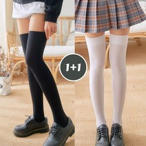 SNJ075467DS648 여자 스포츠 양말 여성골프니삭스 TN007 니삭스, 니삭스 블랙+니삭스 화이트